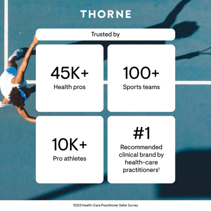 THORNE Creatine, Micronized Creatine Monohydrate Powder, 90 Servings